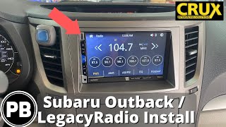 2010 - 2014 Subaru Outback / Legacy Radio Install