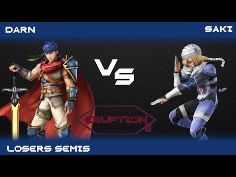 Eruption 8 Smash 4 - DARN(Ike) vs Saki(Sheik) - Losers Semis