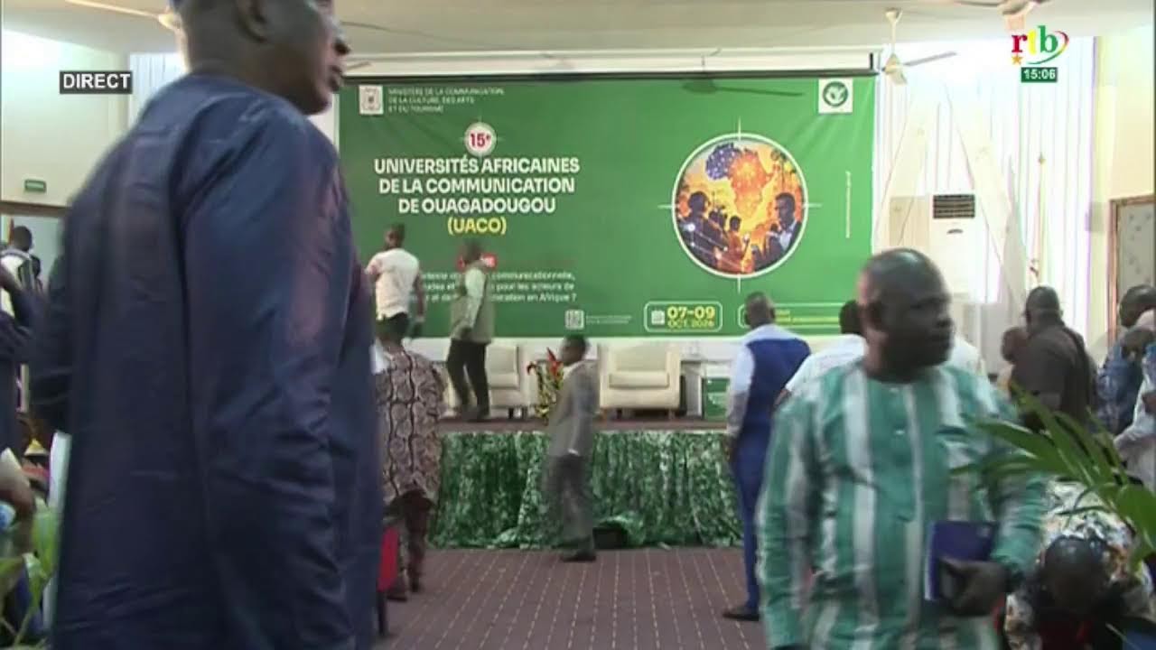 RTB-Cérémonie de clôture des Universités Africaines de la Communication de Ouagadougou