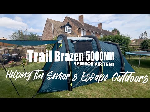 Trail Brazen 4 Air tent setup . Just Helping me Mum Go Camping