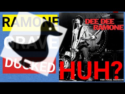 Dee Dee Ramone Grave And Punk Rock Ducks (Blitzkrieg Bop?)