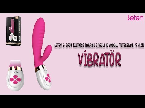 Leten G Spot ve Klitoris Uyarıcı Şarjlı 10 Modlu Titreşimli 5 Hızlı Özellikli Vibratör
