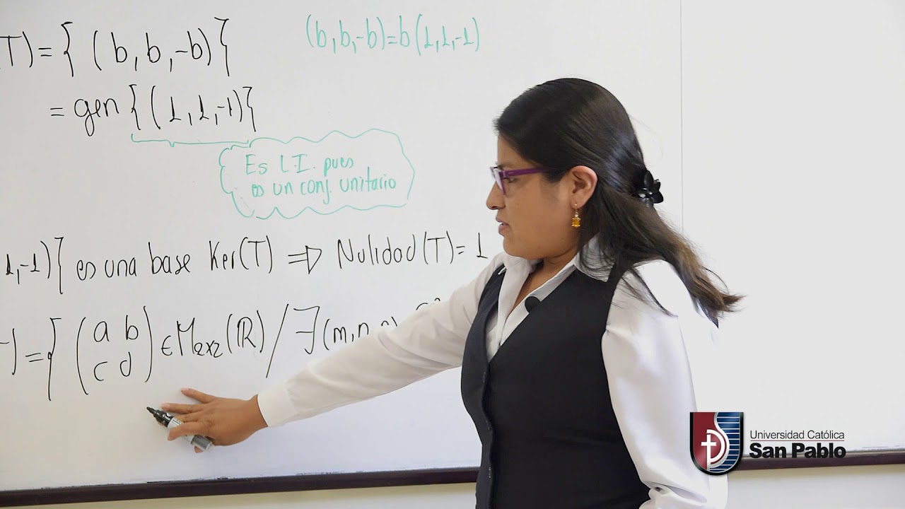 Transformaciones Lineales - Teorema de la Dimensión - Álgebra Lineal - #UCSPTutoriales