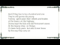 Bryan White - A Hundred and One Lyrics