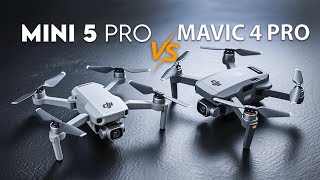 DJI Mini 5 Pro vs DJI Mavic 4 Pro - Worthy UPGRADE?