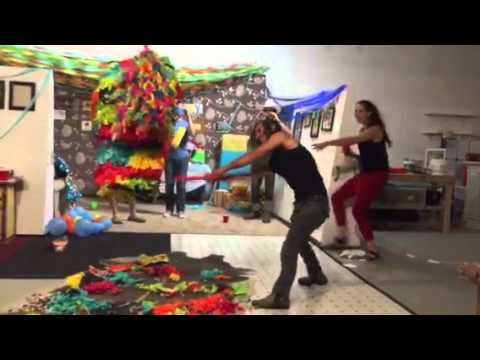 Rotting Piñata: Art Installation by Desire Hough