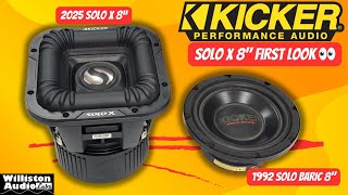 First Look at the KICKER Solo X 8" Subwoofer