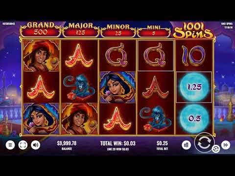1001 Spins – Video Gameplay