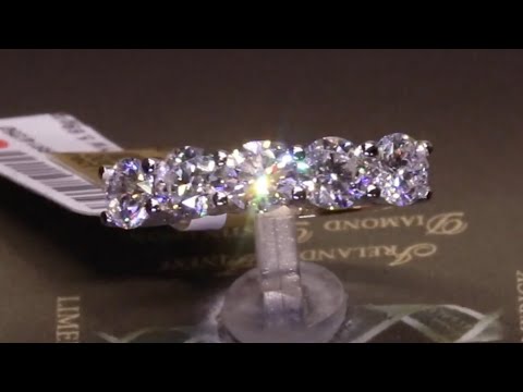 #86920 | T2.62ct | Round Brilliant Five Stone Diamond Ring | Set in 18ct Yellow Gold