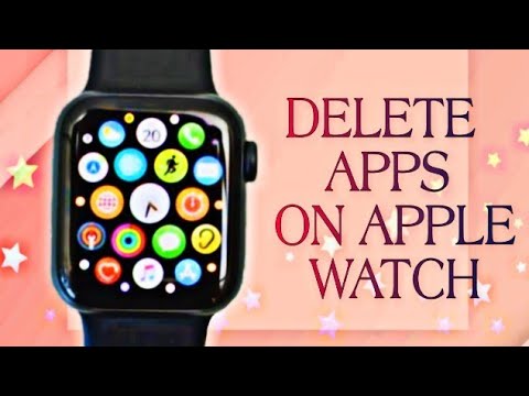 How to delete apps on apple watch ?