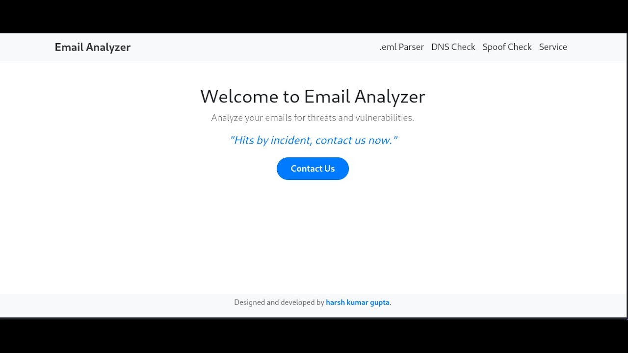 Email Analyzer Using Python Django