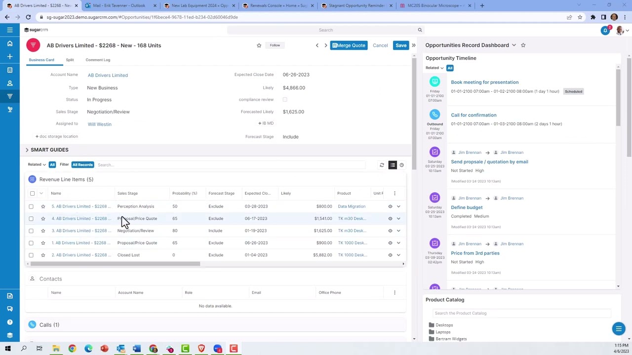 How to Create an Opportunity in SugarCRM | Setup, Pricing & Deal Splits Tutorial