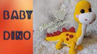 Como fazer dinossauro amigurumi passo a passo