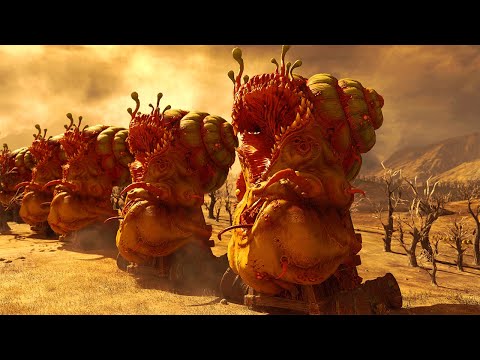 Nurgle Siege Towers Are Living Creatures (Animation and Destruction)