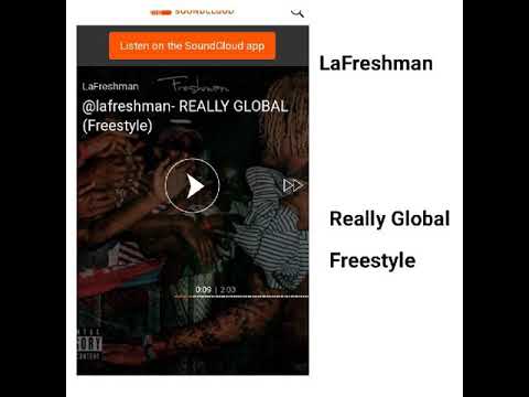 LaFreshman - Really Global ( A _ reece RubberBandGang diss)