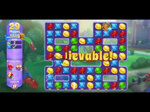 Willy Wonka's World of Candy - Level 48 Complete - No Hacks / No Boosters (Android/IOS)