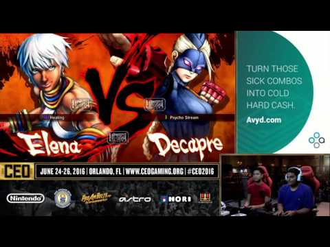 CEO2016 USF4 Winners Top 8 - PSYCHO vs LIQUID NUCKLEDU