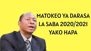Matokeo ya darasa la Saba 2020( jinsi ya kuagalia 