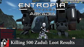 Entropia Universe Killing 500 Zadul on Arkadia
