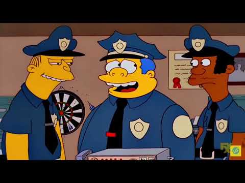 Los Simpson, a Homero le gusta comer la basura de los Flanders