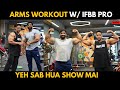 Pro Show Me Kya Hua Rahul Fitness Bhai Ke Sath Biggest Arms In Mens Physique Nitin Chandila