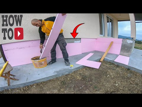 Izolacija fasadne sokle-cokle - DIY thermal insulation of foundations