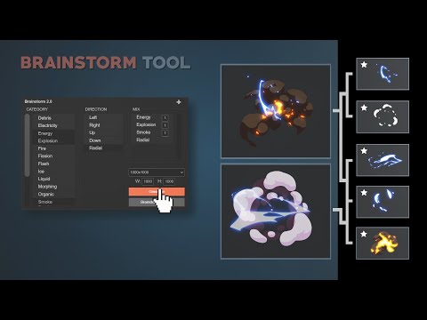 Brainstorm tool [supports RTFX Generator, Magic Button, and Elemental 2D FX]