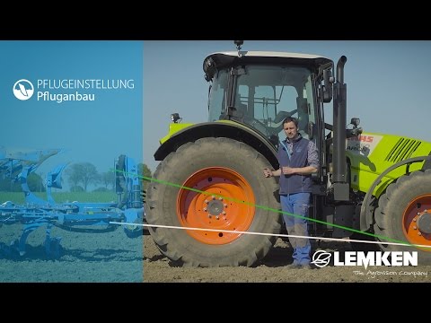 LEMKEN Pflugeinstellungen | 02 - Der Pfluganbau | DE