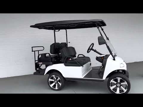 White Evolution Pro Electric Golf Cart