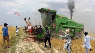 Download lagu ​Combine Wheat Harvester Machine | High Capacity Grain Recovery Non Stop Field Harvest Run | 4K HD mp3