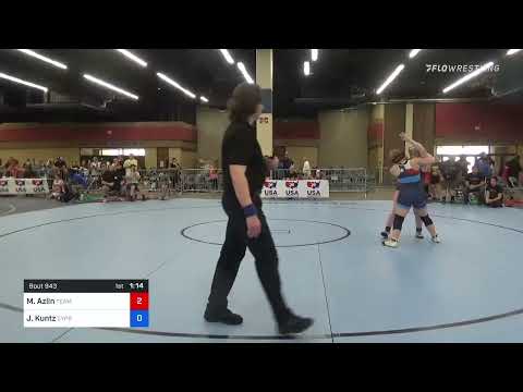 185 Lbs Rr Rnd 5 - Millie Azlin, Team Tulsa Wrestling Club Vs Jorie Kuntz, Cypress Wrestling Club