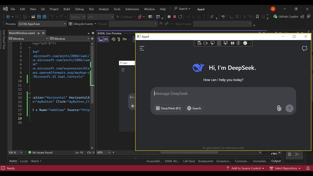 C++ Desktop Project with GitHub Copilot and Visual Studio 2022
