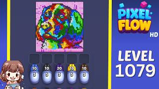 Pixel Flow Level 1079 Solution Walkthrough