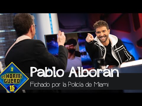 Pablo Alborán terminó fichado por la Policía de Miami - El Hormiguero