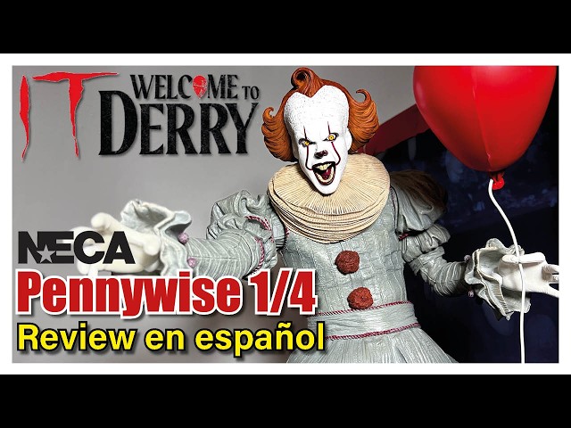 Vídeo relacionado con NECA Official - IT: Welcome to Derry - Pennywise - Figura de acción a Escala 1/4 de 18 Pulgadas