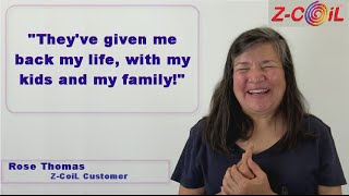 July 2016 - Rose Thomas - Z-CoiL Customer - Owner of 12+ Z-CoiL shoes -
