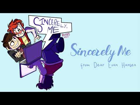 Sincerely Me Dear Evan Hansen Cover
