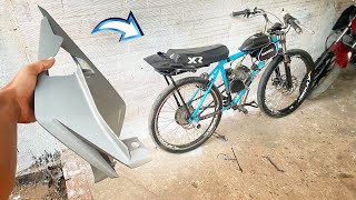 COLOQUEI CARENAGEM DE 160 NA MOTORIZADA !