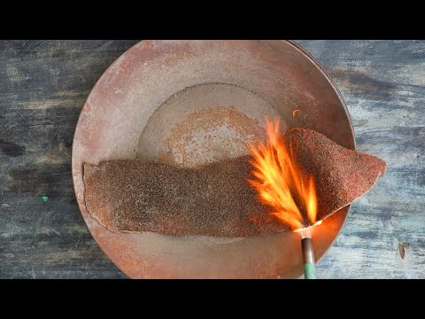 Gold Prospecting - Burning Carpet for Gold