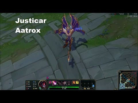 Justicar Aatrox Skin Spotlight - League of Legends