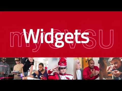 Mysvsu Widgets