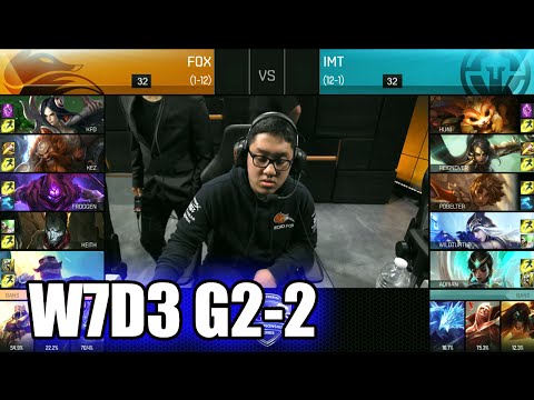 Immortals vs Echo Fox | Game 2 S6 NA LCS Summer 2016 Week 7 Day 3 | IMT vs FOX G2 W7D3 1080p