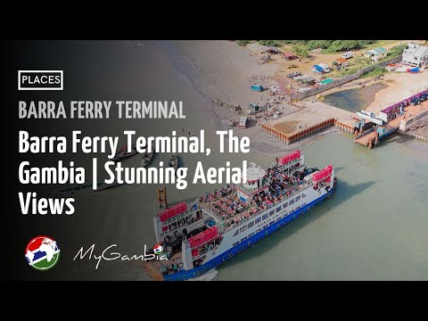 Barra Terminal from Above | Drone View of Daily Life in Motion | My Gambia
