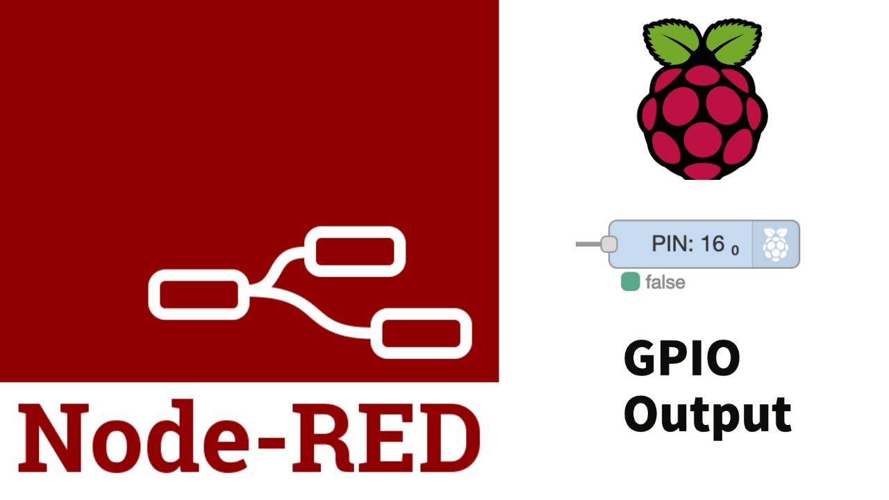 Raspberry Pi GPIO Output \\ Node-Red Tutorial
