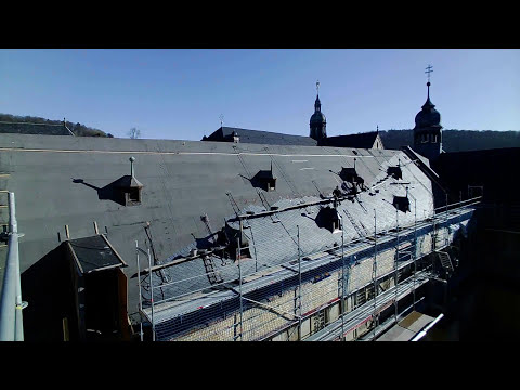 JVA Ebrach - Altdeutsche Schieferdeckung im Zeitraffer - Schieferdecker Bayern