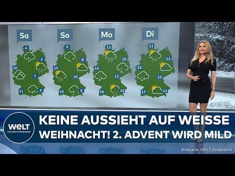 WELT WETTER: Winter macht Pause! Zweistellige Temperaturen zum zweiten Advent!