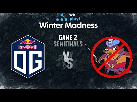 OG vs NoPangolier Game 2 - WePlay! Winter Madness - Semifinals