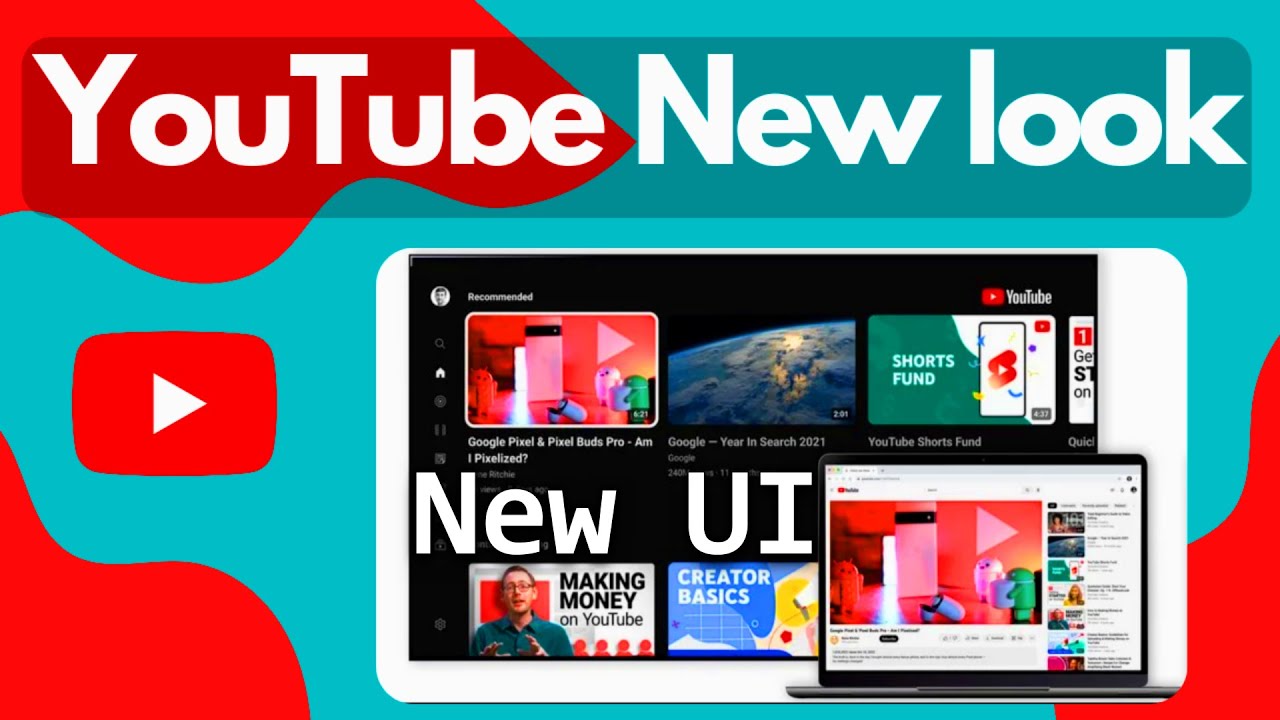 YouTube  New UI Design | YouTube New layout Update 2023