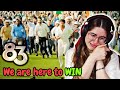 😭CANT HOLD MY TEARS Reacting to 83 Movie - Celebrating India's Cricket Victory! 🎥🏆