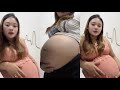 Beautiful Pregnant Women Challenge To Change Their Uniforms